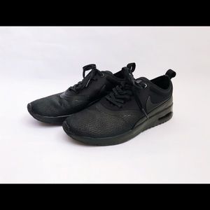 nike air max thea ultra womens 7 triple black